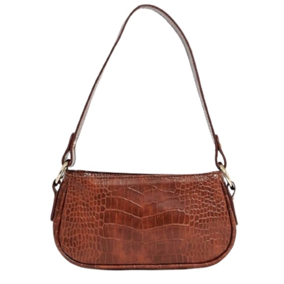 Brown Baguette Shoulder Bag NWOT - Picture 1 of 4